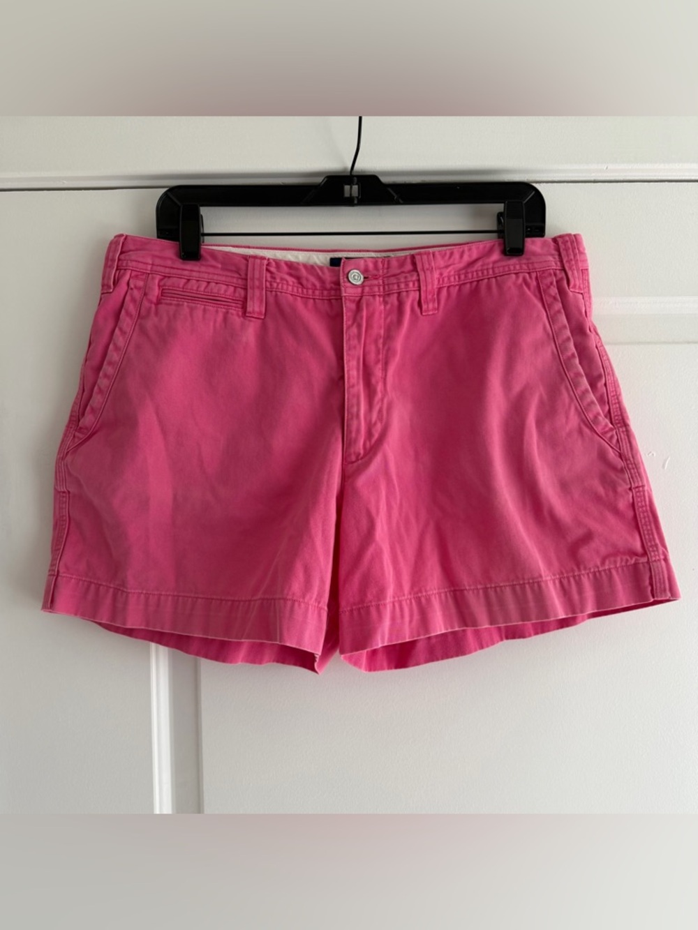 Ralph Lauren Bright Hot Pink Cotton Chino Style Shorts